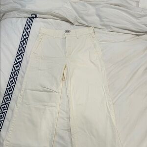 J. Crew Cream Wide-Leg Pants